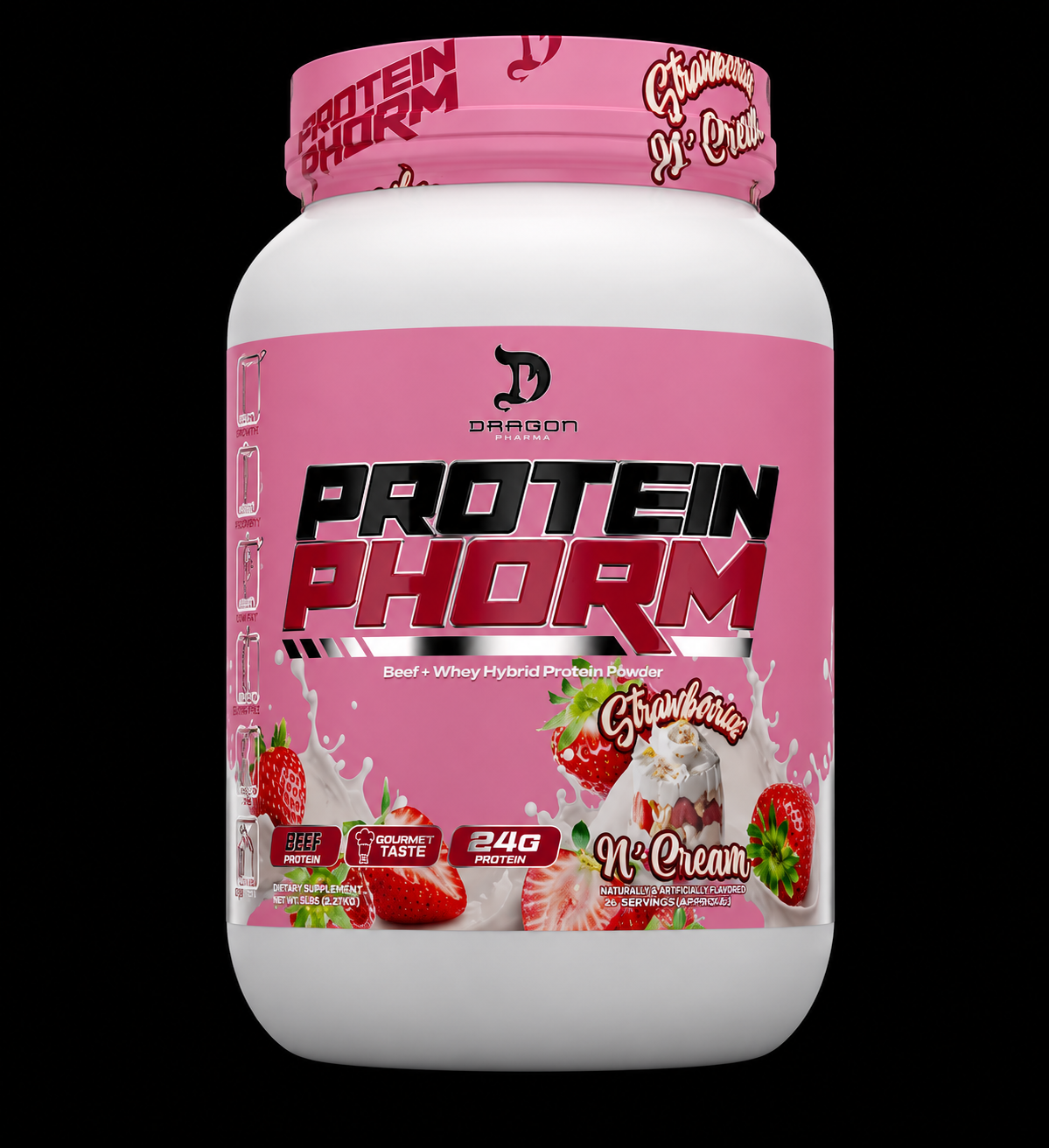 Protein Dragón Frutilla 5.1 lbs