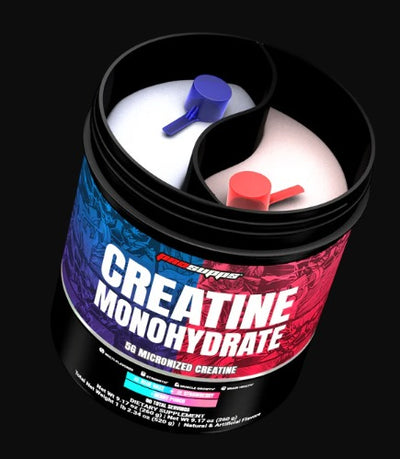 PROSUPPS CREATINA MONOHIDRATADA DUAL TUB BLUE RAZZ + SIN SABOR | 80 SERVICIOS