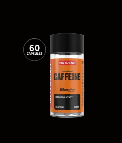 Caffeine Cafeina Energia 200mg 60 Capsulas Nutrend Sin Sabor
