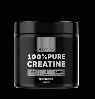 Creatina 100% Monohidratada 300g 4 Active