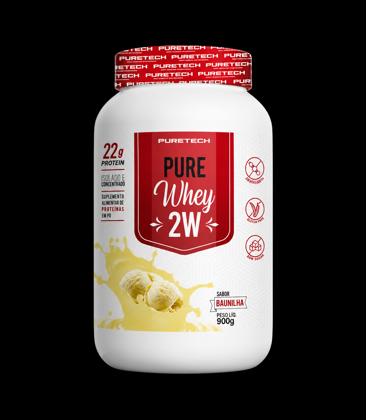 Tarro Vainilla Pure Whey 900gr