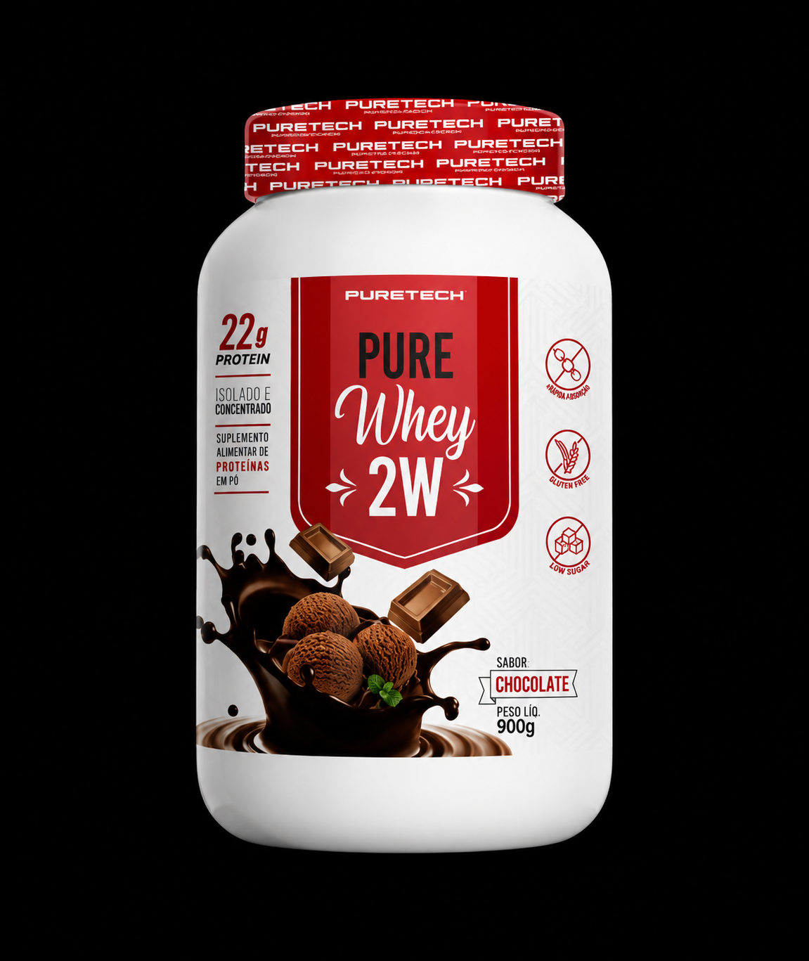Tarro Choco Pure Whey 900gr